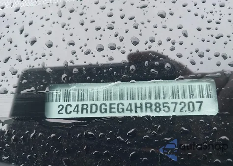 2017 Dodge Grand Caravan Gt z USA, uszkodzony, nr VIN 2C4RDGEG4HR857207